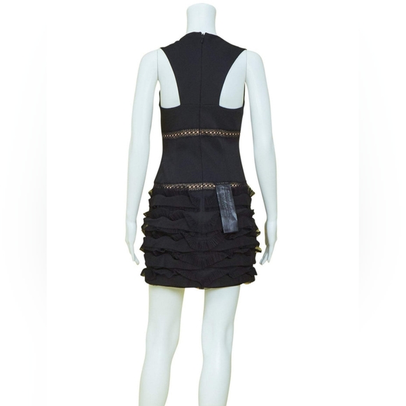 BCBG MAX AZRIA RUFFLE DRESS - Picture 2 of 5